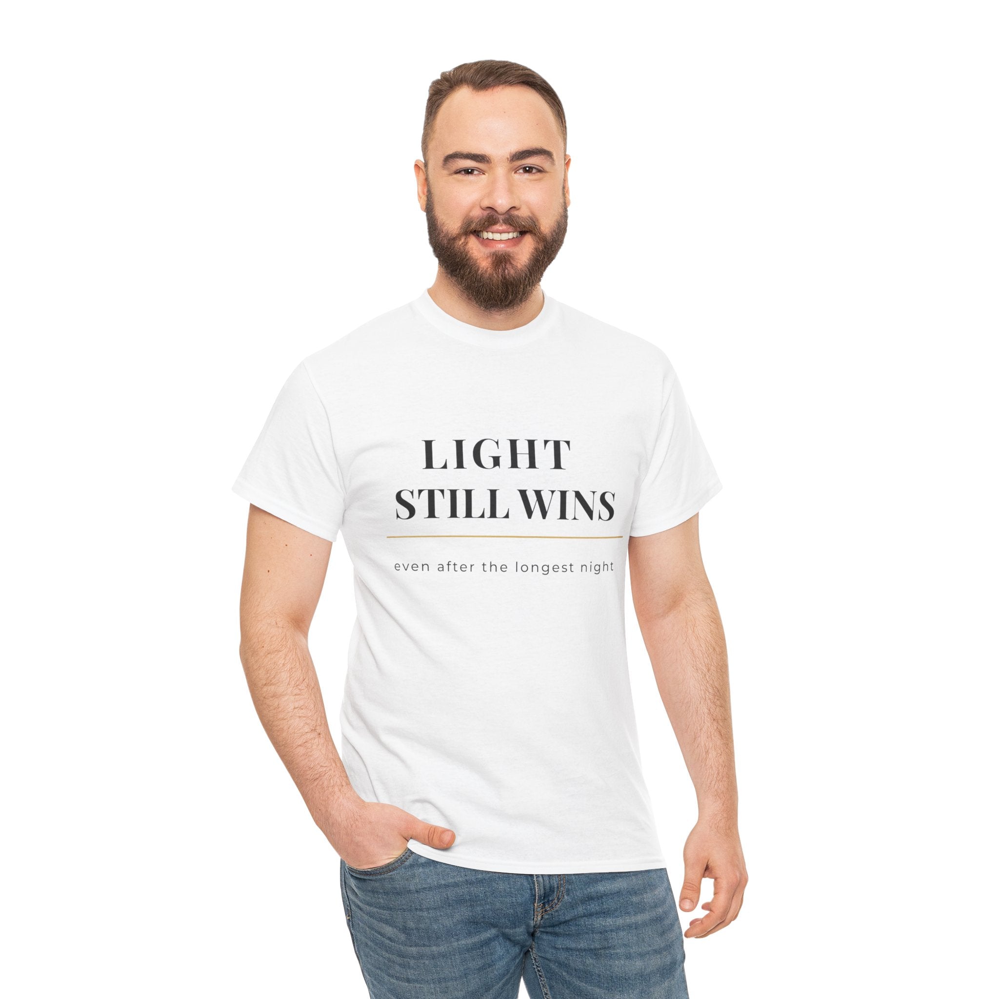 LIGHT STILL WINS Heavy Cotton Tee