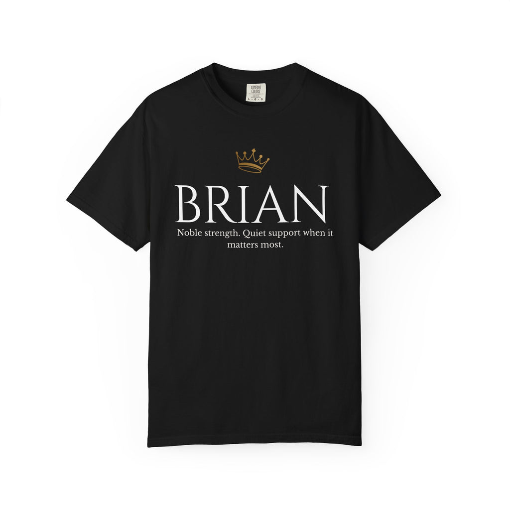 BRIAN Minimalist Garment-Dyed T-Shirt