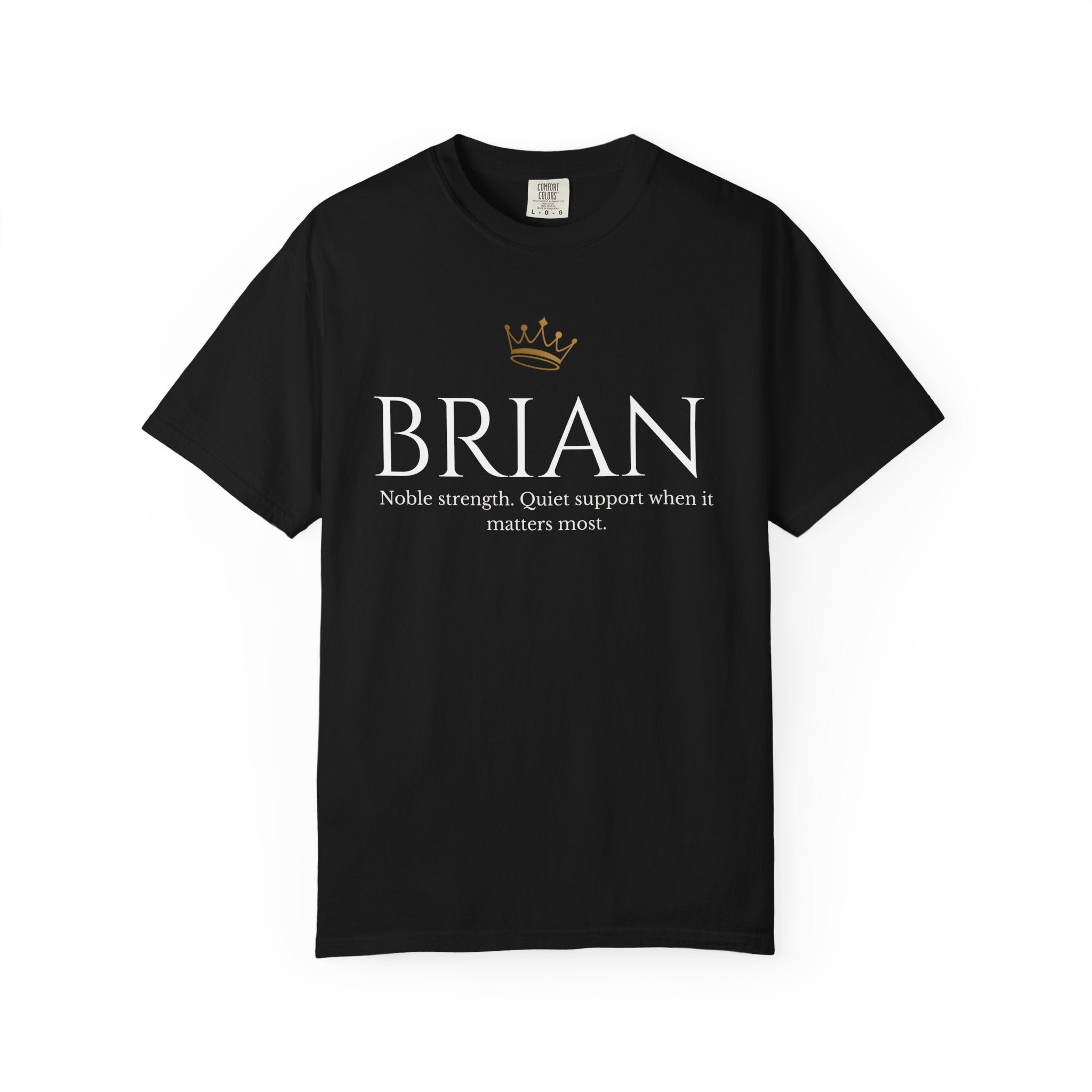 BRIAN Minimalist Garment-Dyed T-Shirt