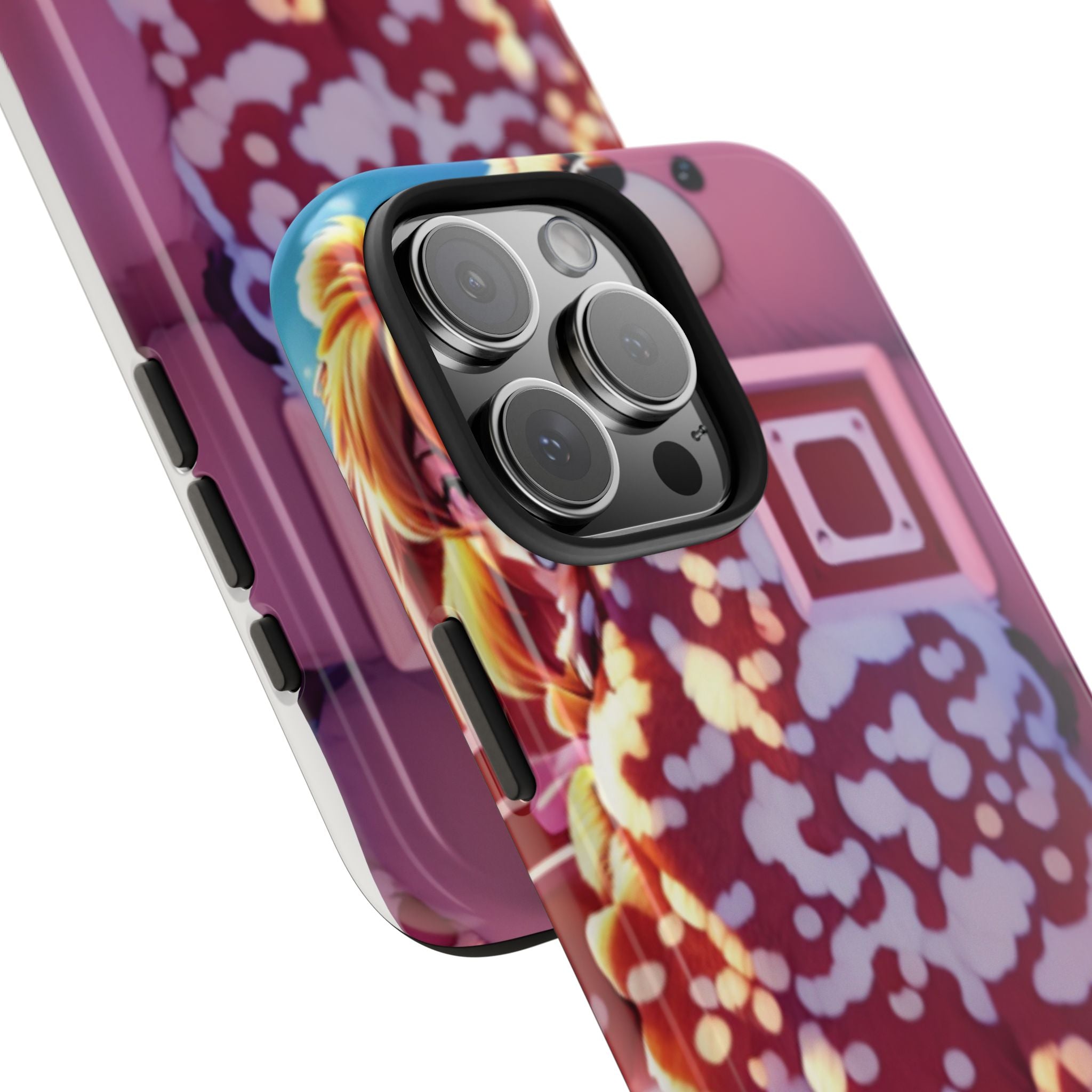 Built Different Teddy Anime Phone Case