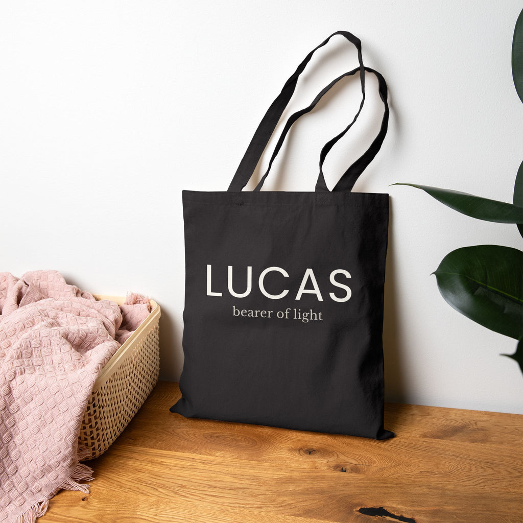 LUCAS Modern Minimalist Canvas Tote Bag