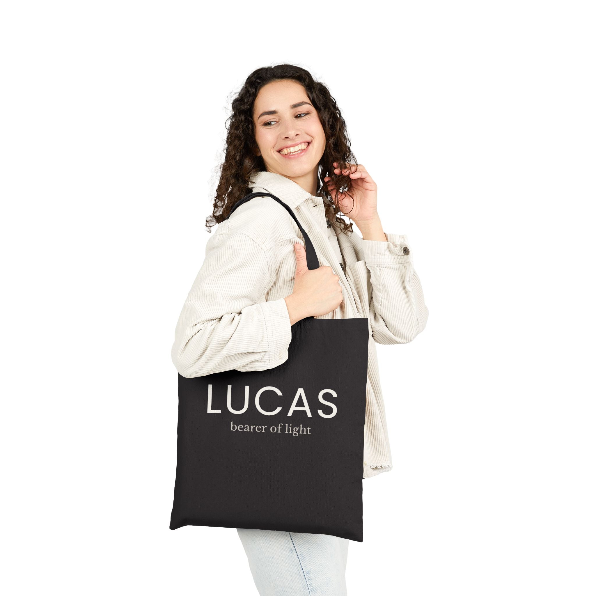 LUCAS Modern Minimalist Canvas Tote Bag