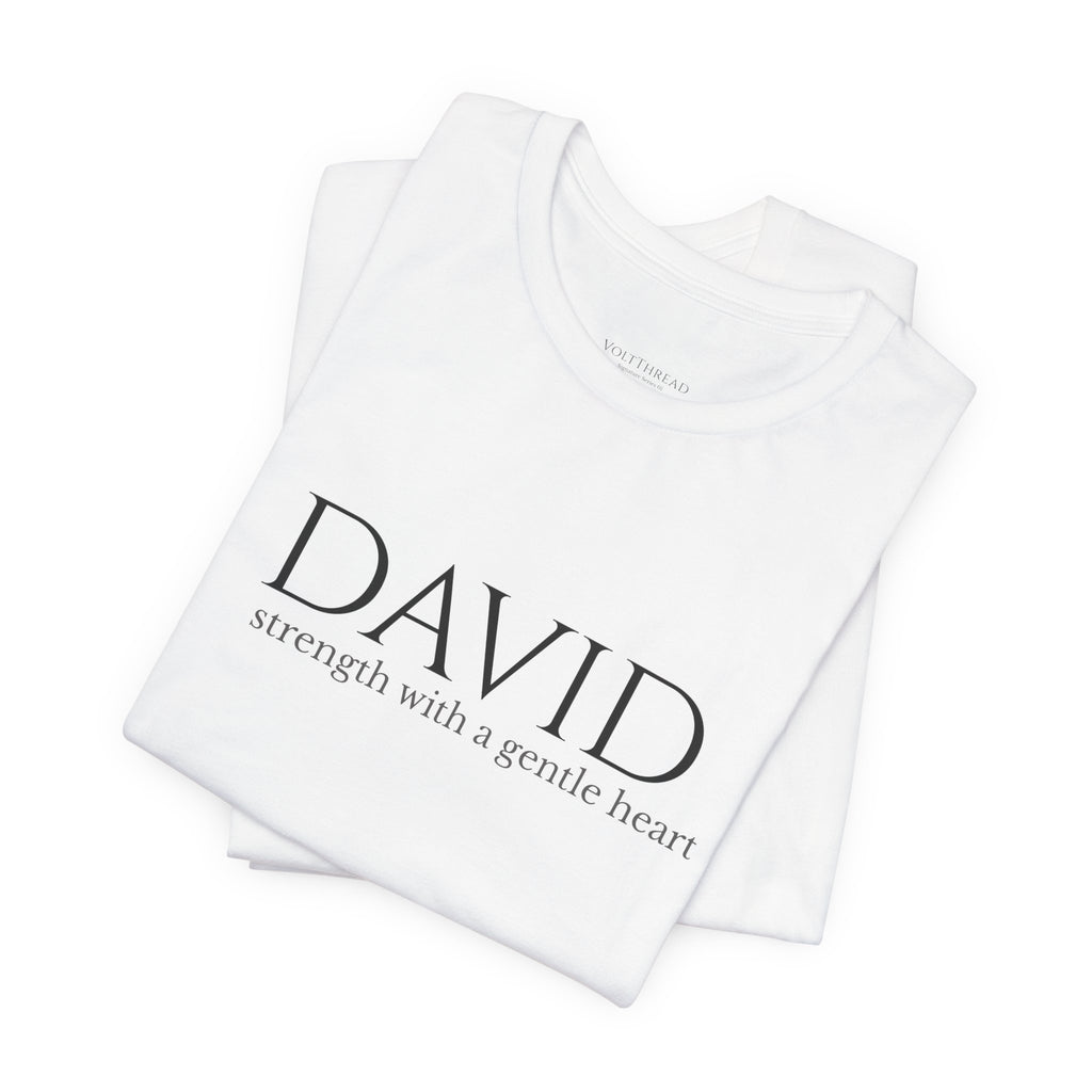 DAVID Minimalist Unisex Tee