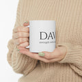 DAVID Minimalist Ceramic Mug