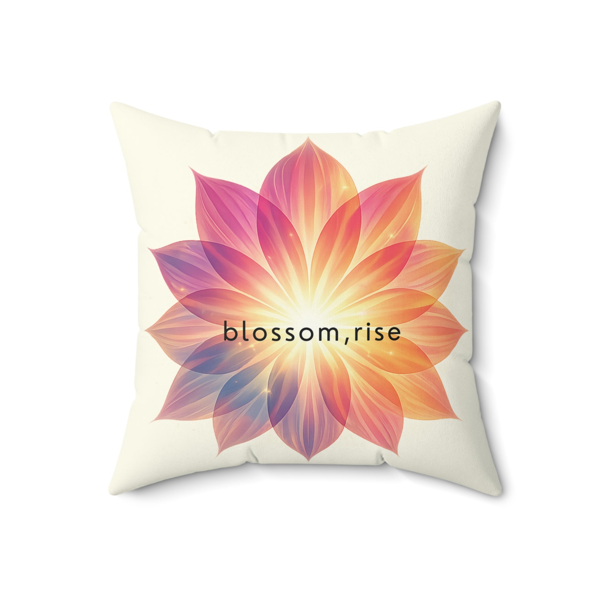 Blossom Rise Decorative Throw Pillow