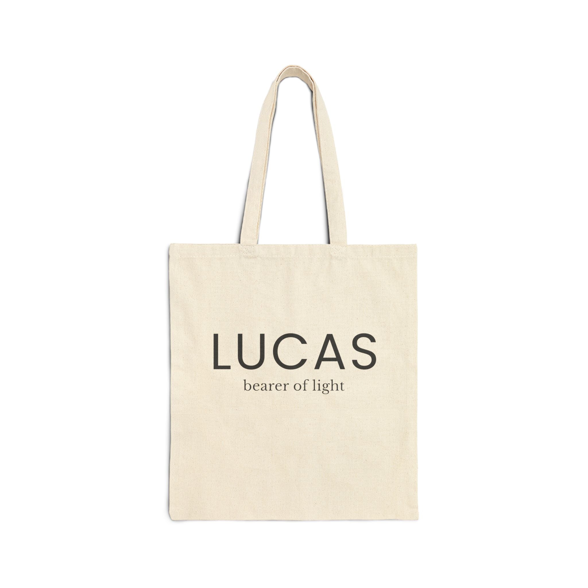 LUCAS Minimalist Canvas Tote Bag