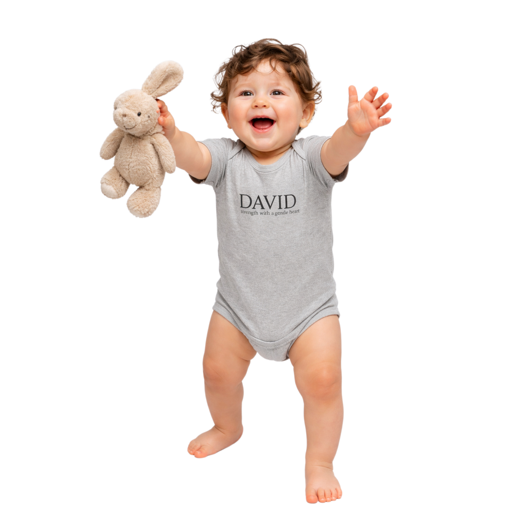 DAVID Minimalist Infant Bodysuit