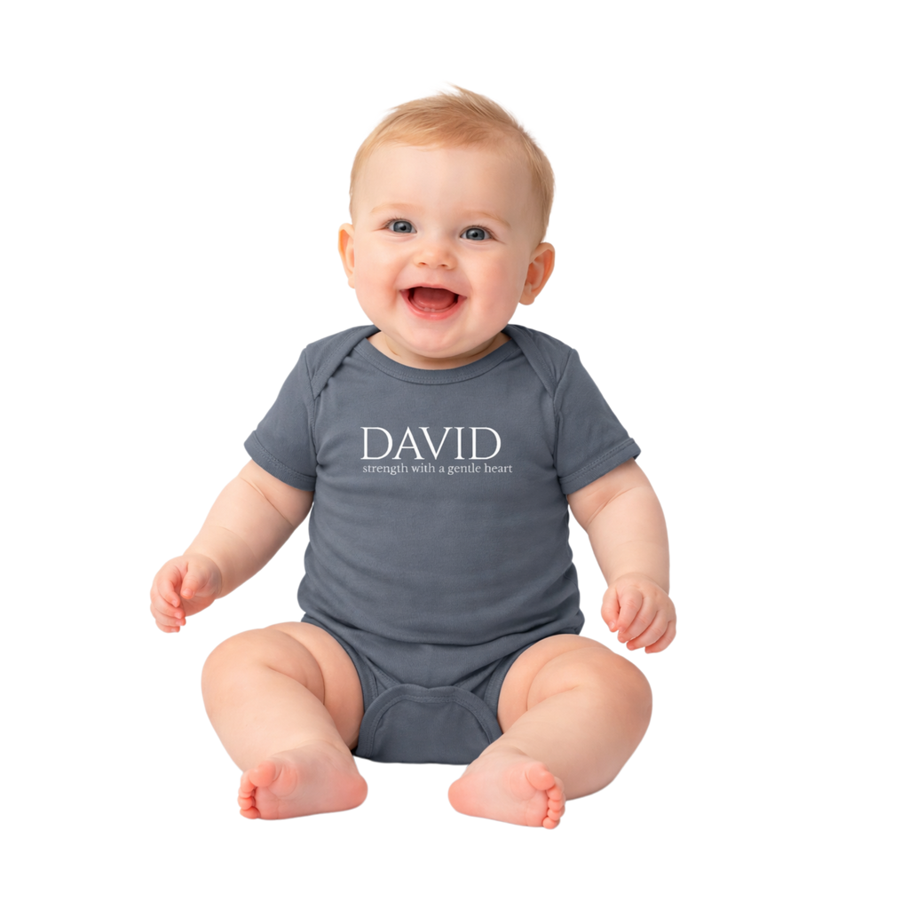DAVID Minimalist Infant Bodysuit