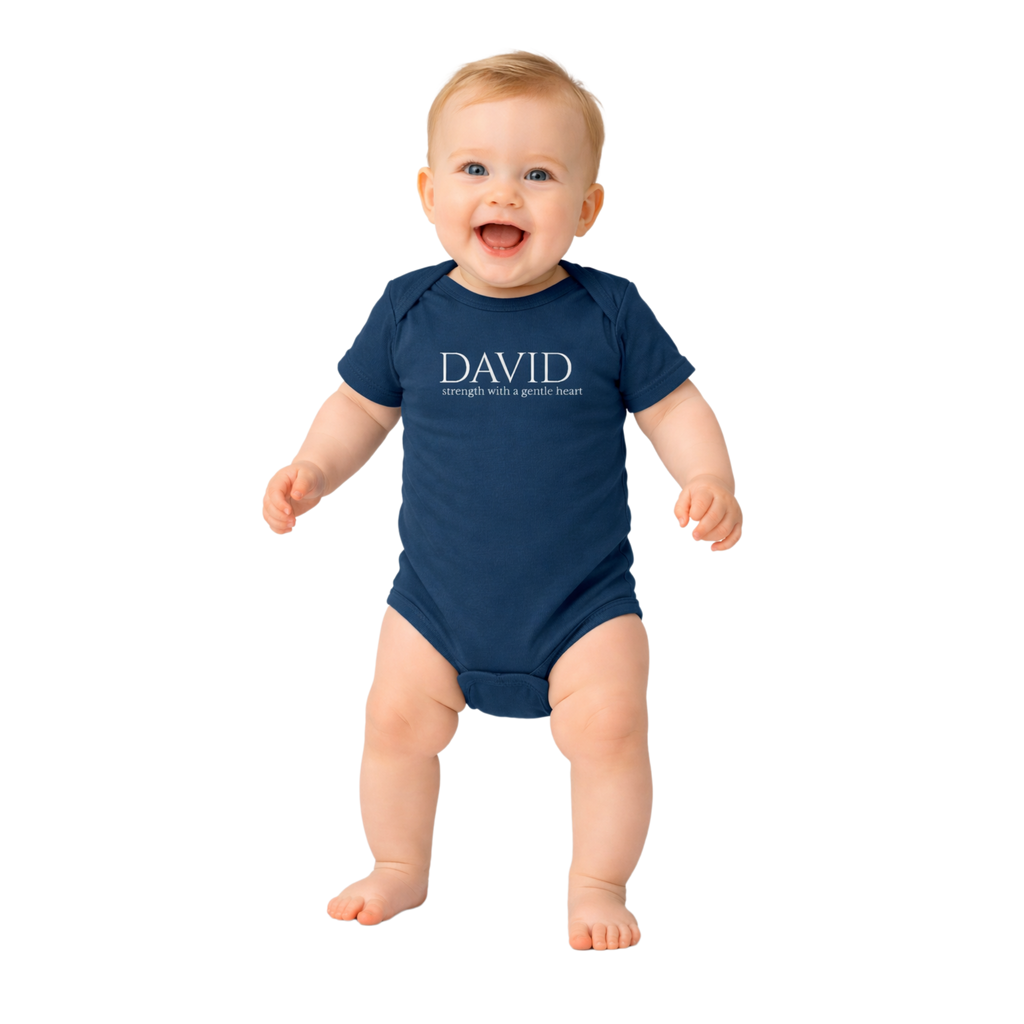 DAVID Minimalist Infant Bodysuit