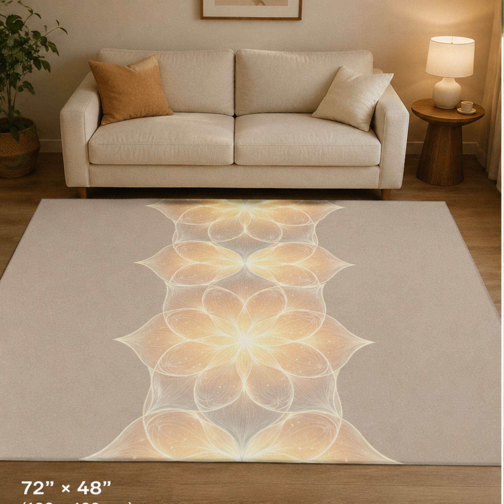 Blooming Becoming Area Rug