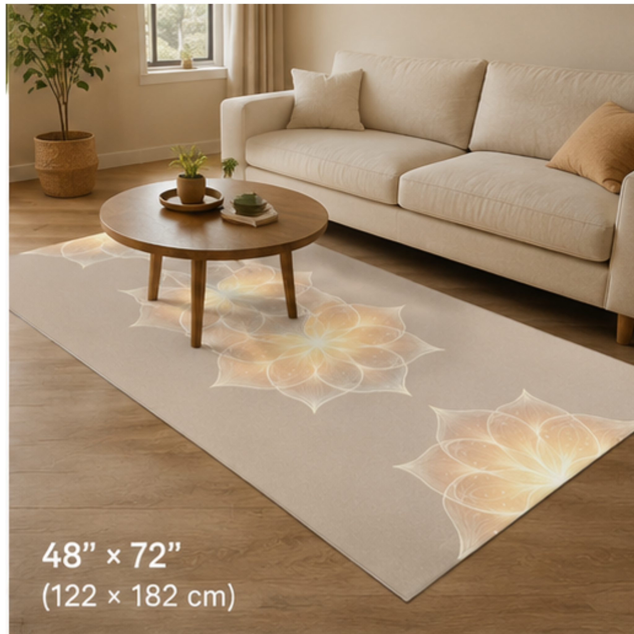 Blooming Becoming Area Rug